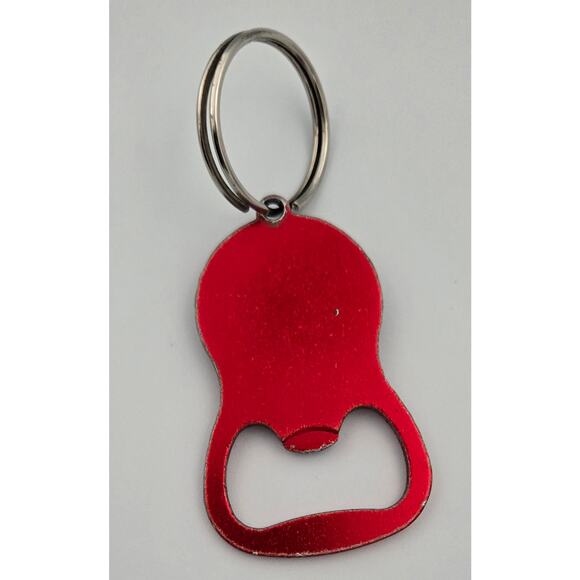 Chicago Bulls Metal Bottle Opener Keychain - Picture 2 of 5